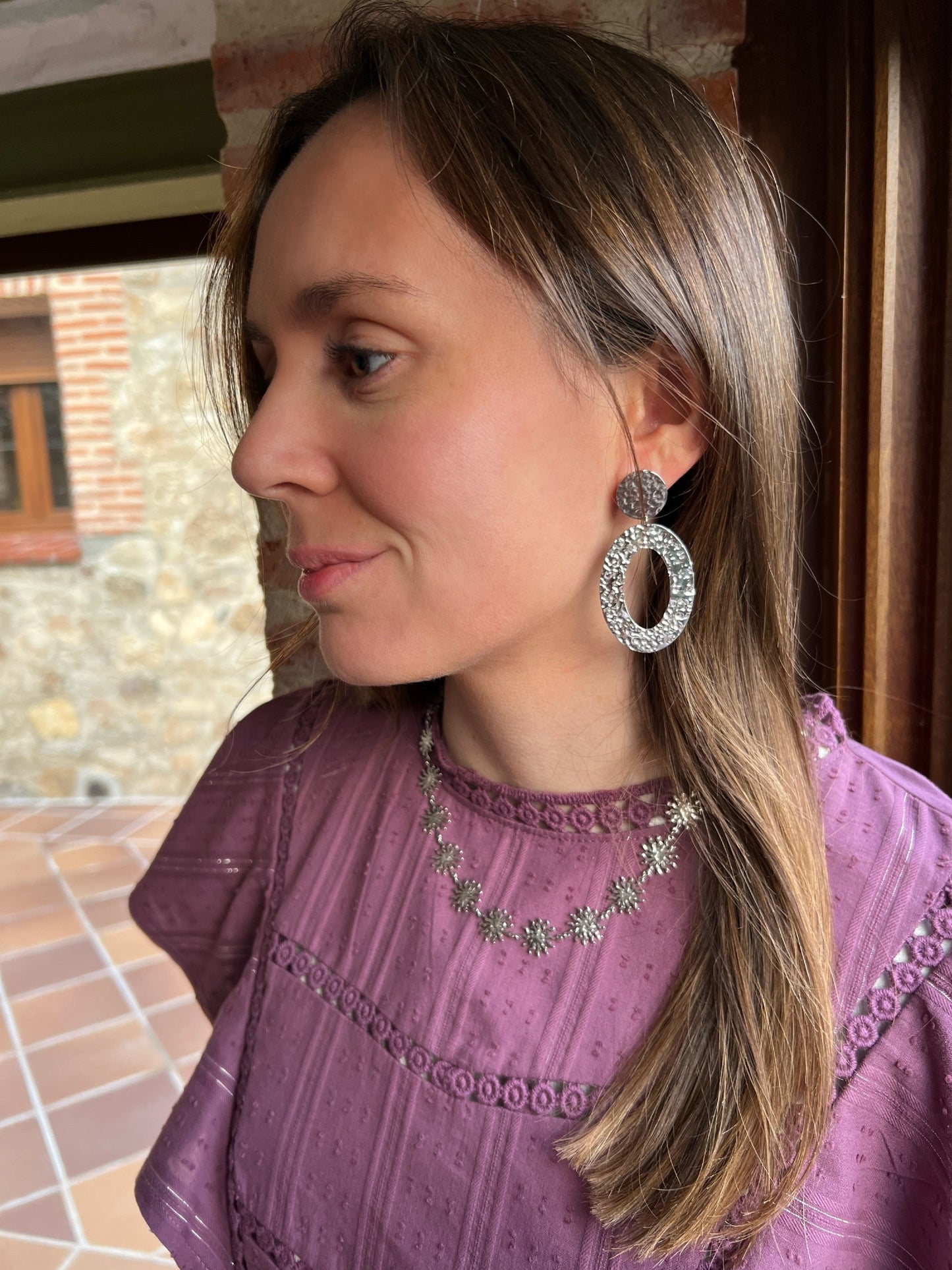 Pendientes ISA plata