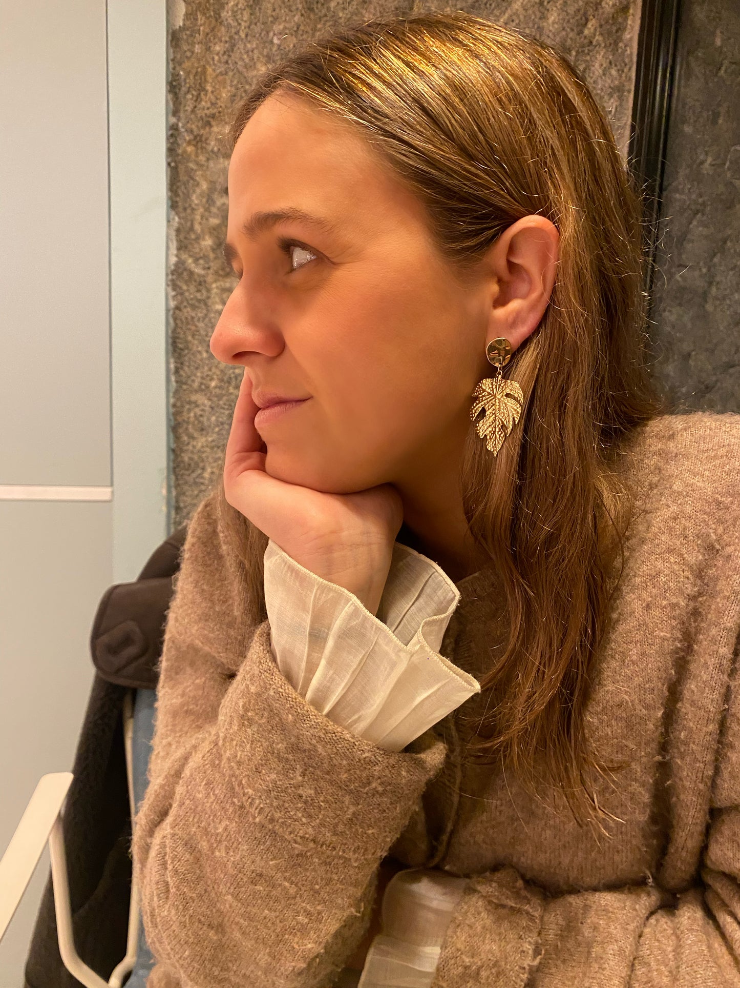 Pendientes JARA oro