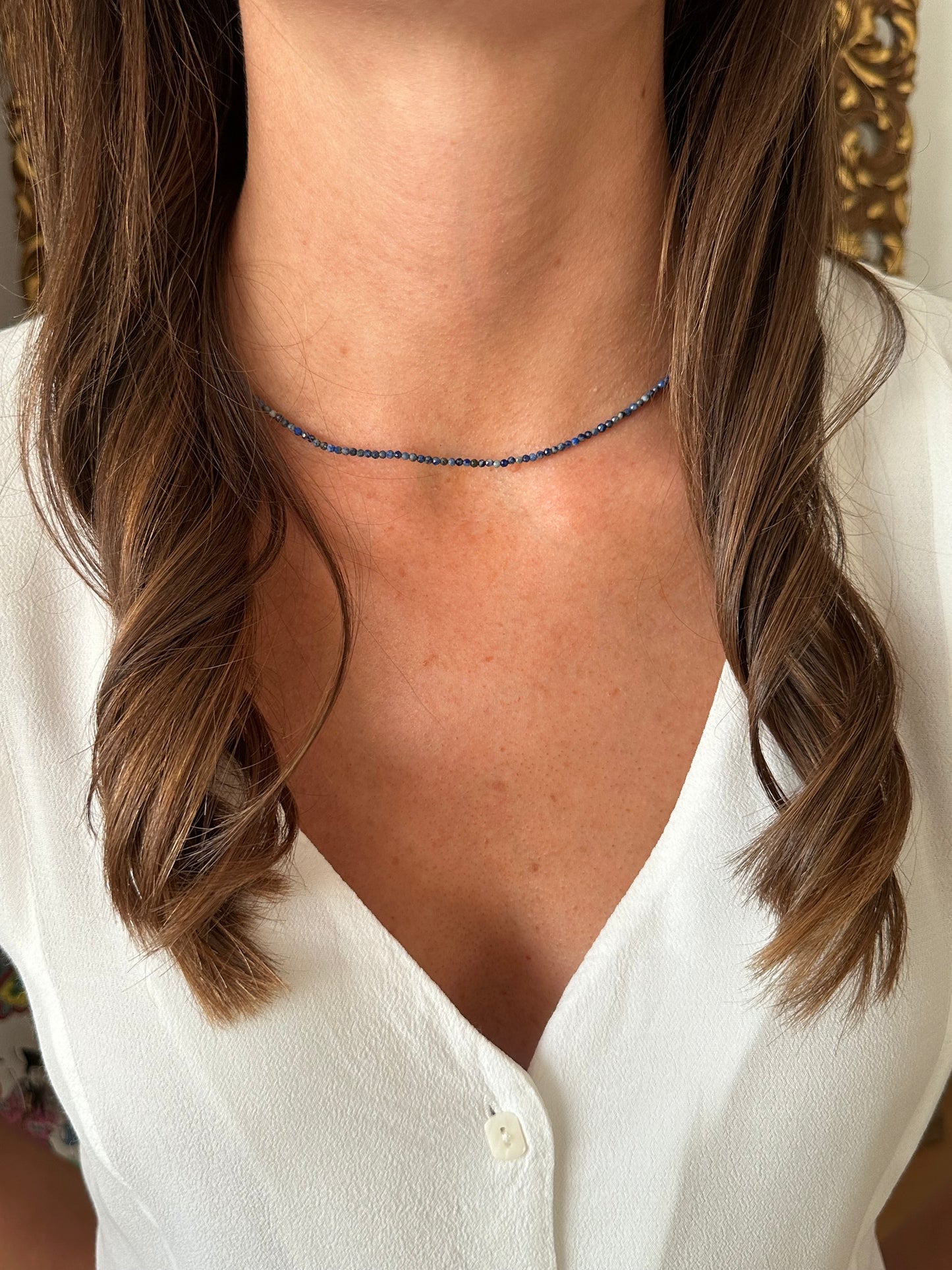 Collar piedras AZUL