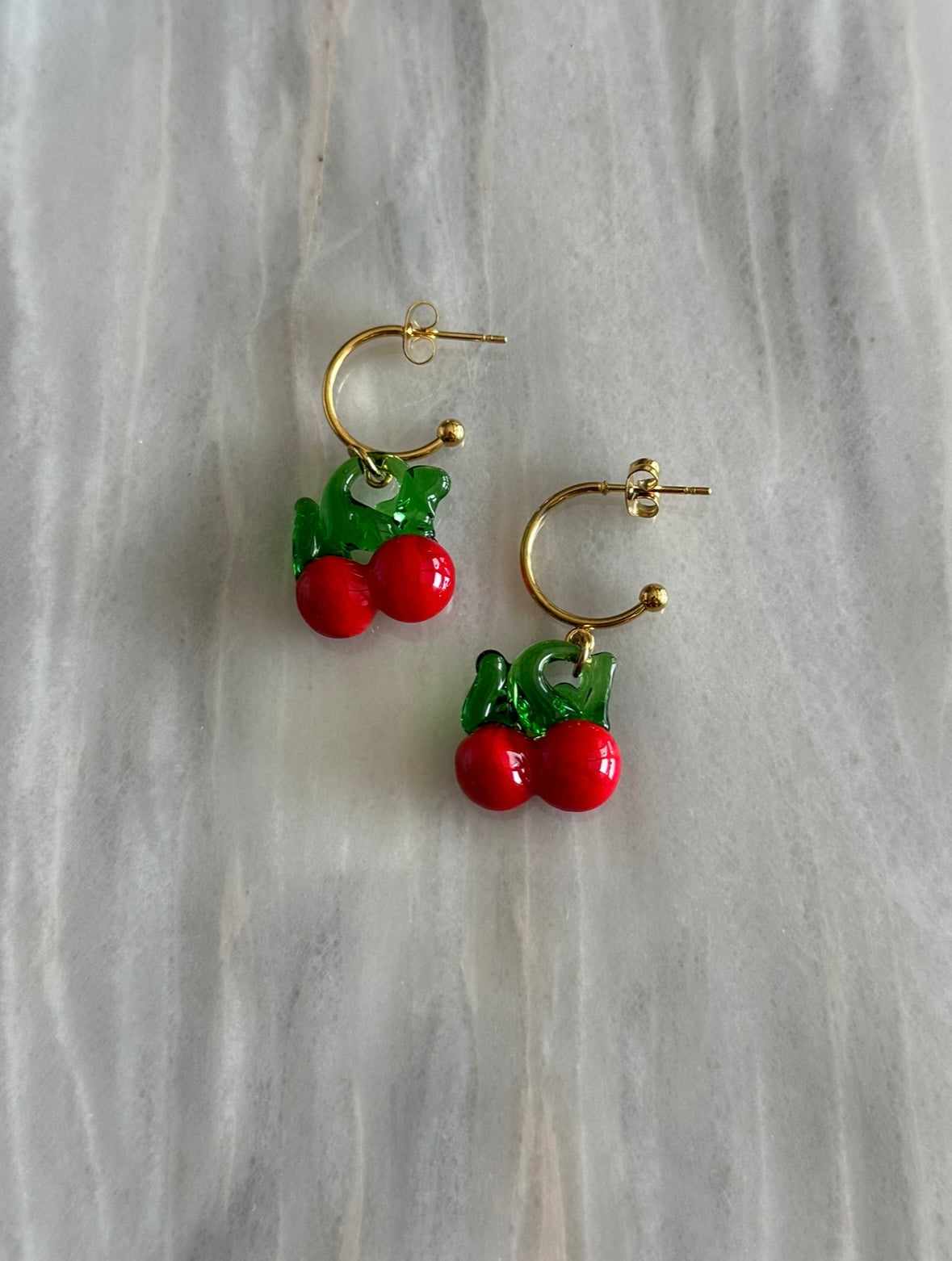 Pendientes de cristal de murano