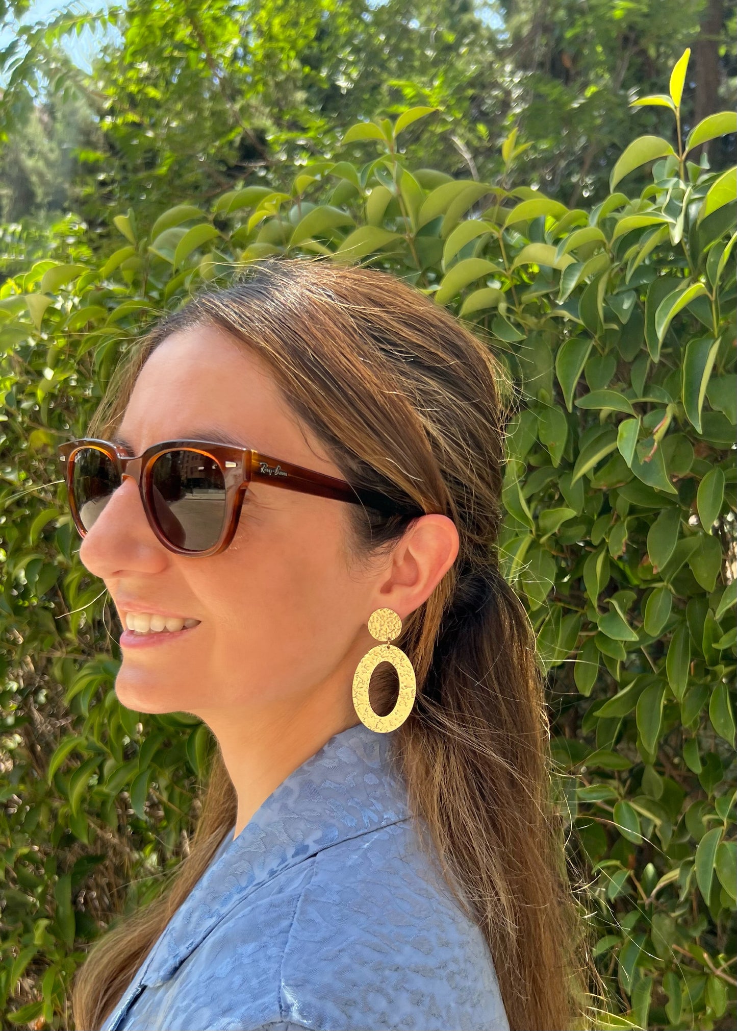 Pendientes ISA oro