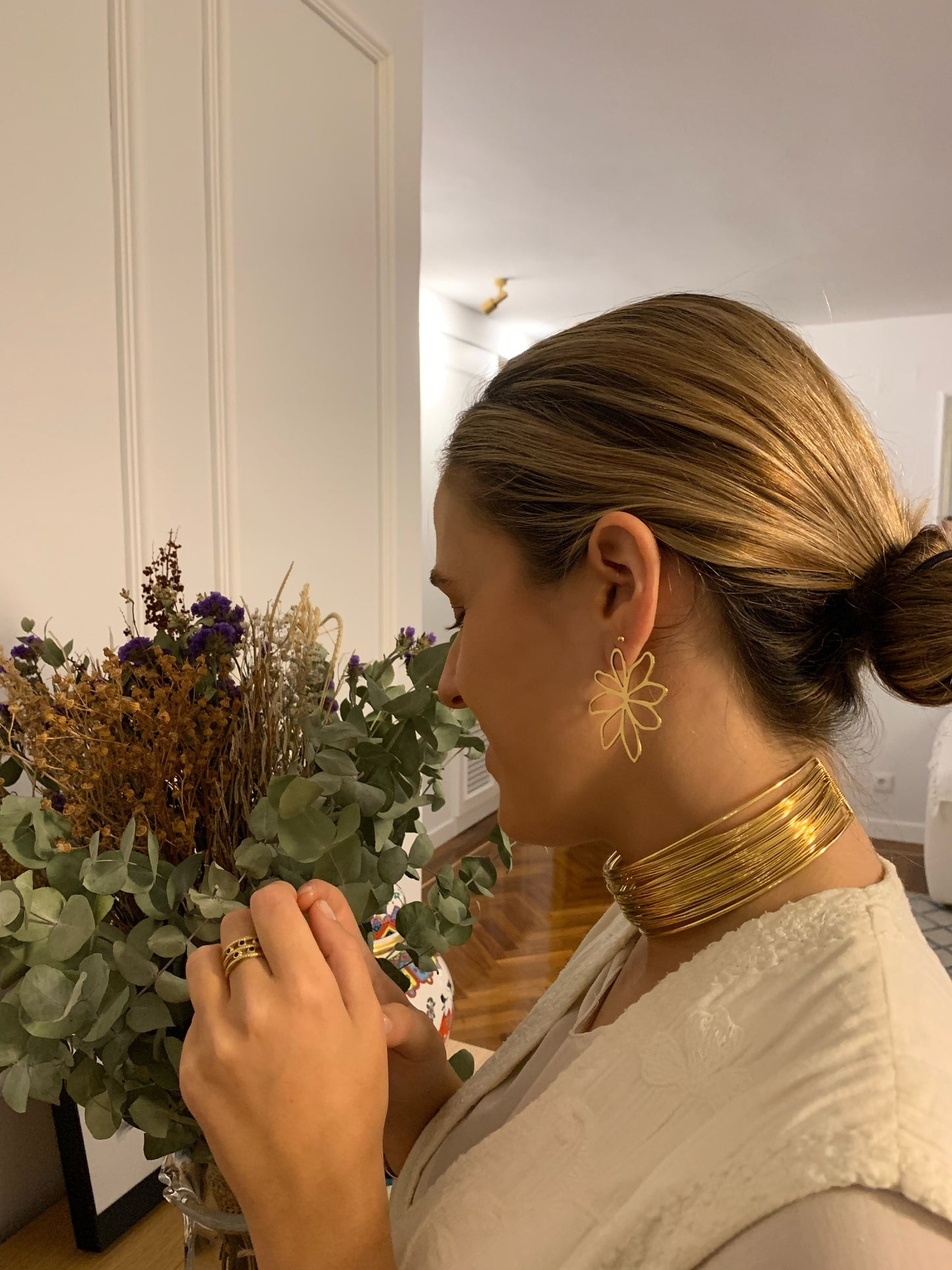 Pendientes OLVIDO oro