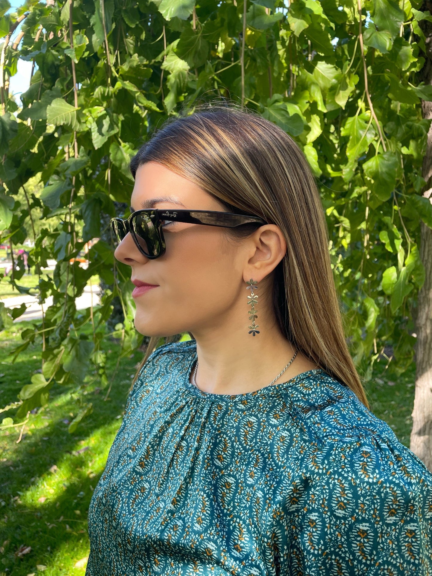 Pendientes SARA plata