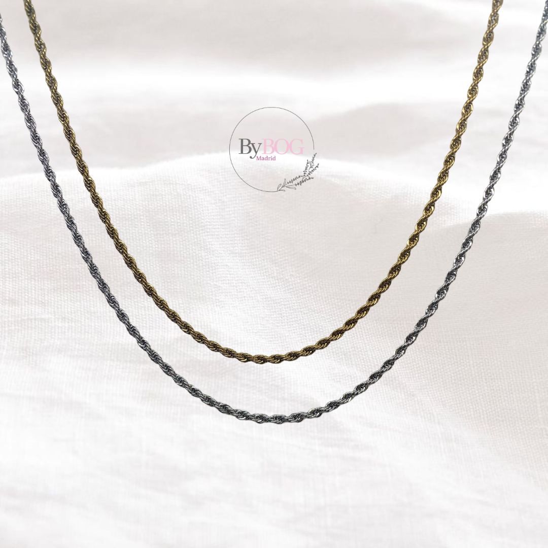 Collar fino plata
