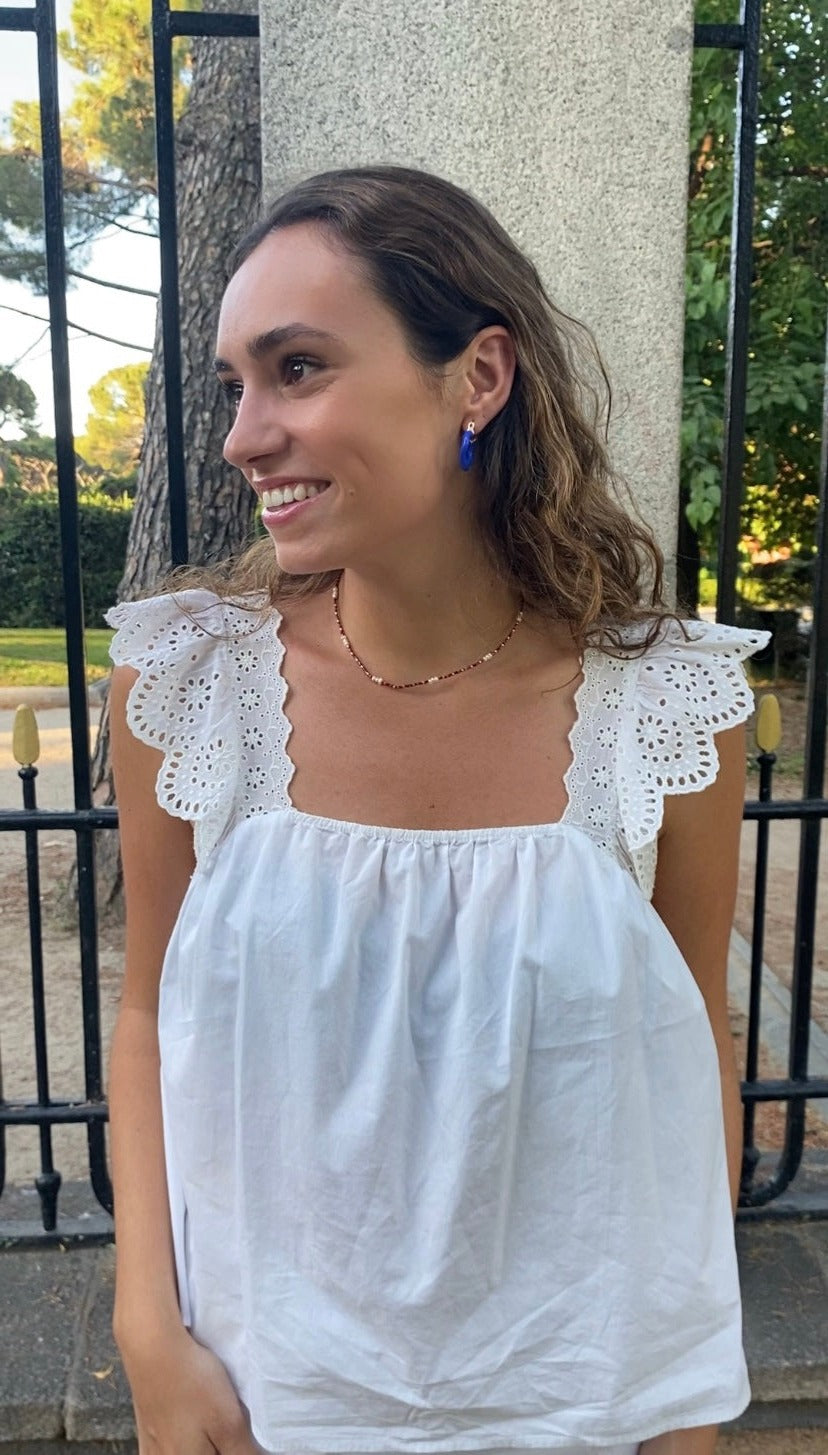 Collar bolitas y perlas