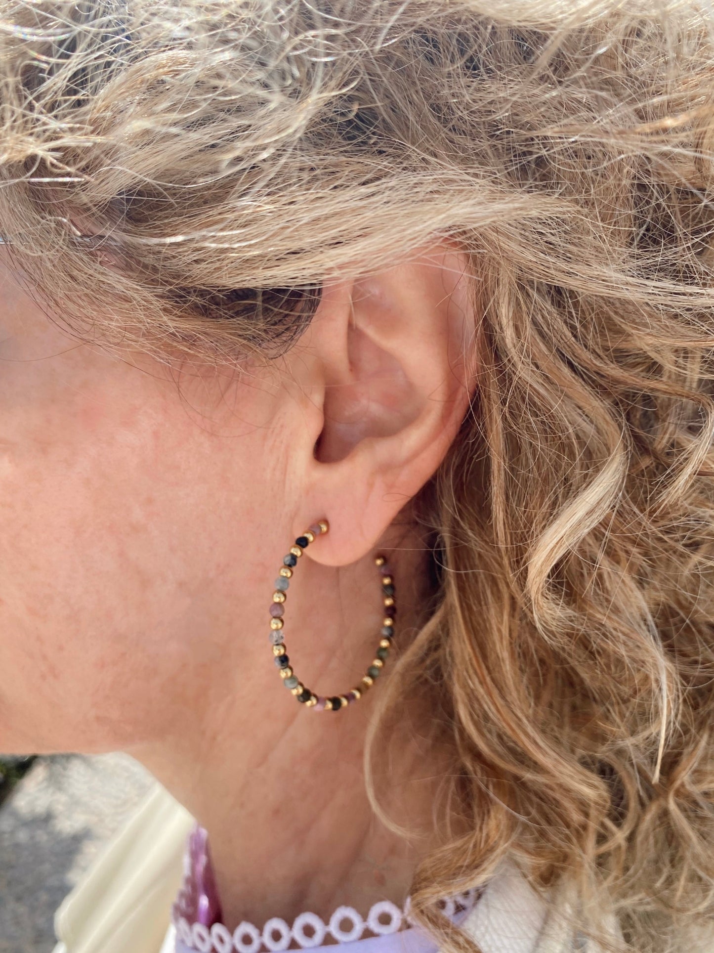 Pendientes MARTA GRANATE