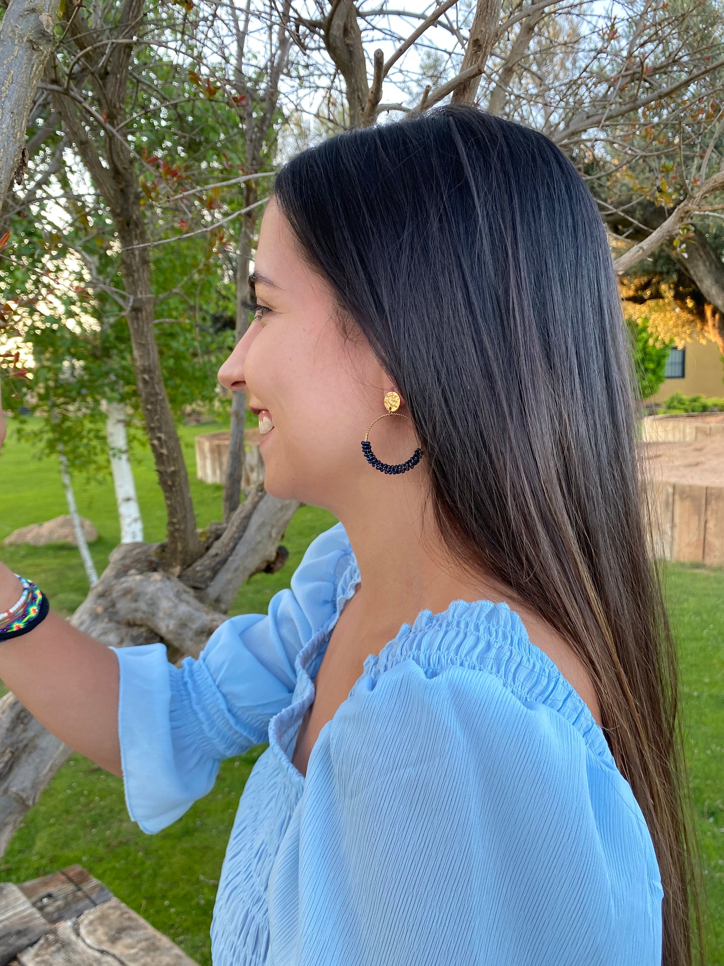 Pendientes LAURA azul