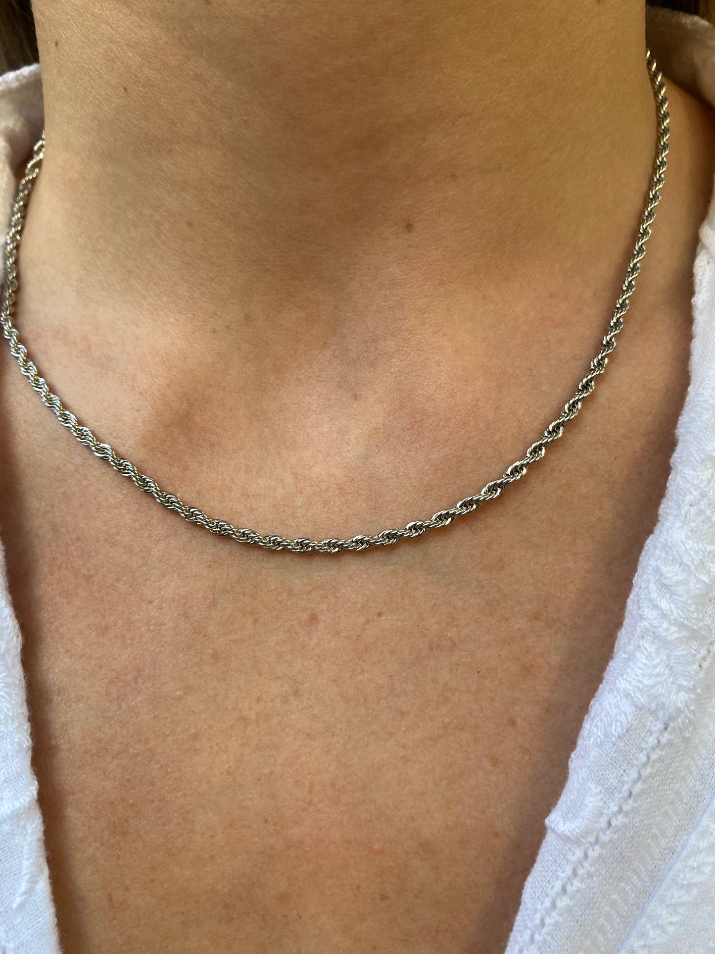 Collar fino plata