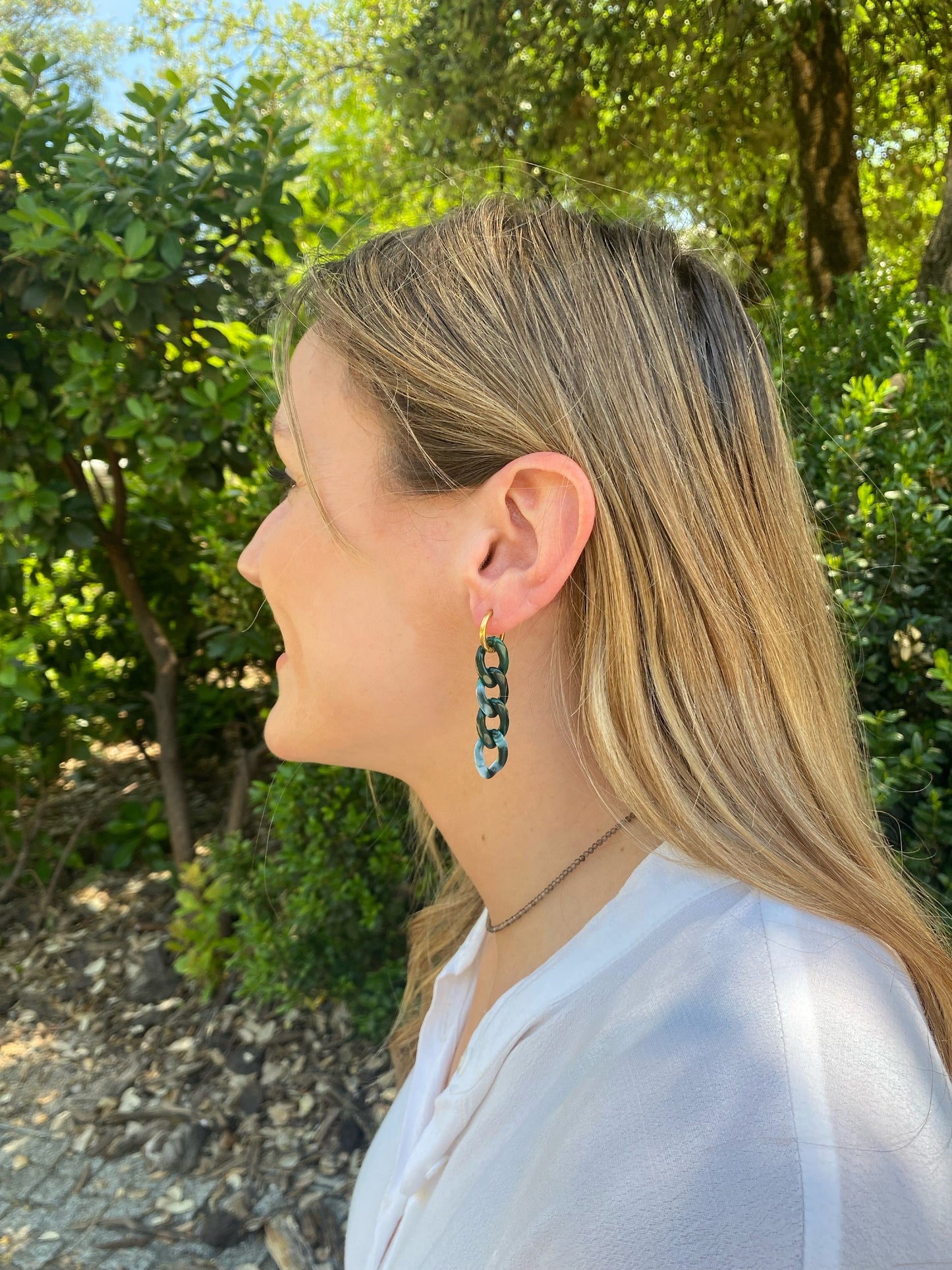 Pendientes LOLA turquesa