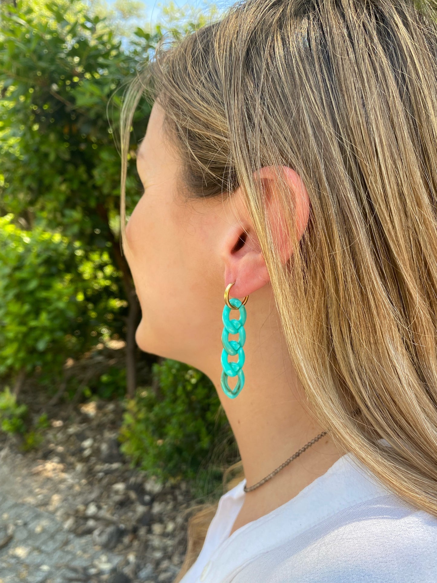 Pendientes LOLA azul