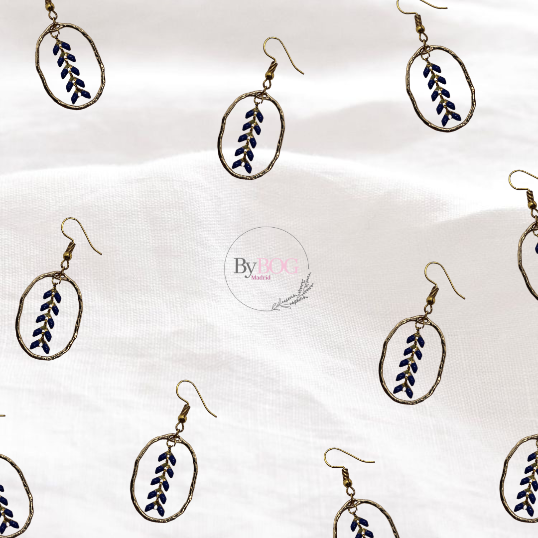 Pendientes MARÍA azul