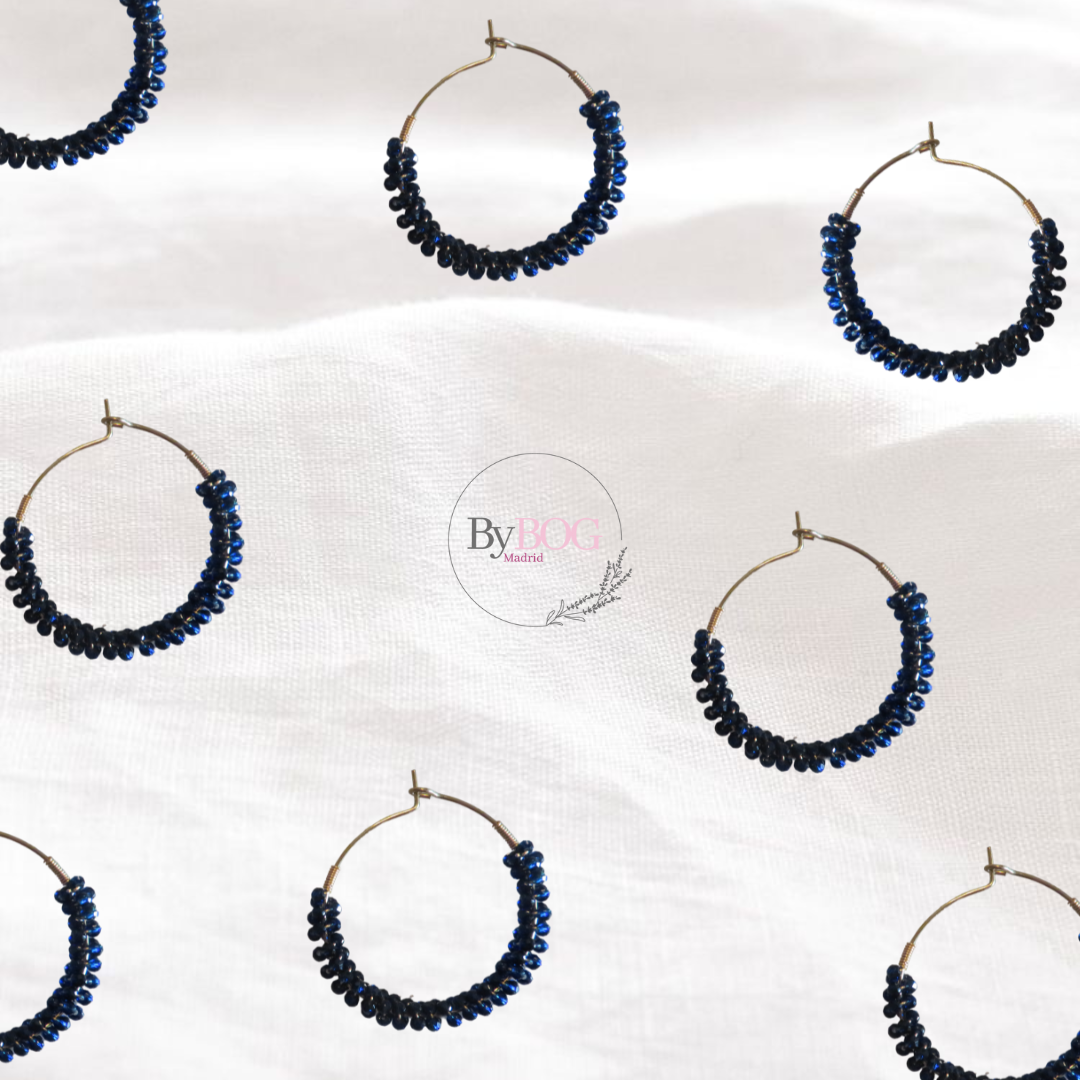 Pendientes CARMEN azul