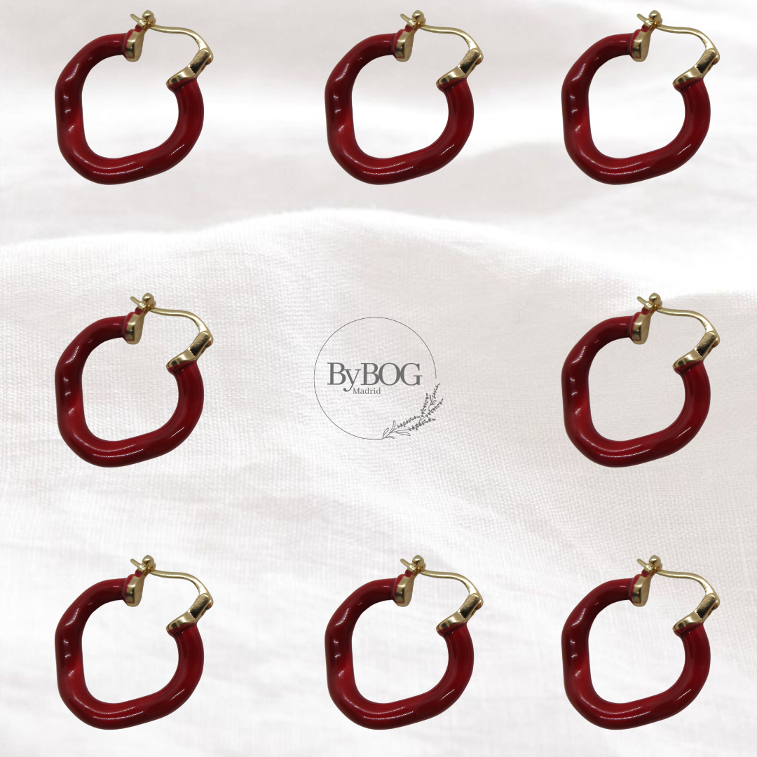 Pendientes MARIETA rojo