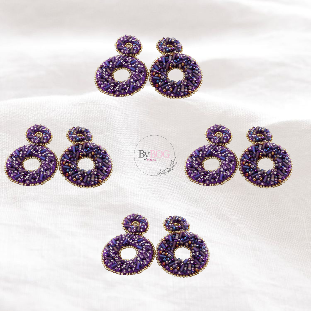 Pendientes VIOLETA