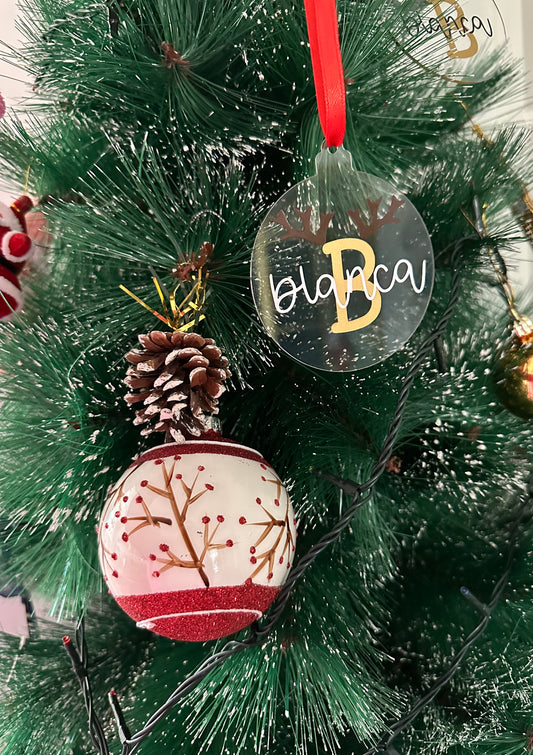 Adornos de metacrilato Navidad personalizados