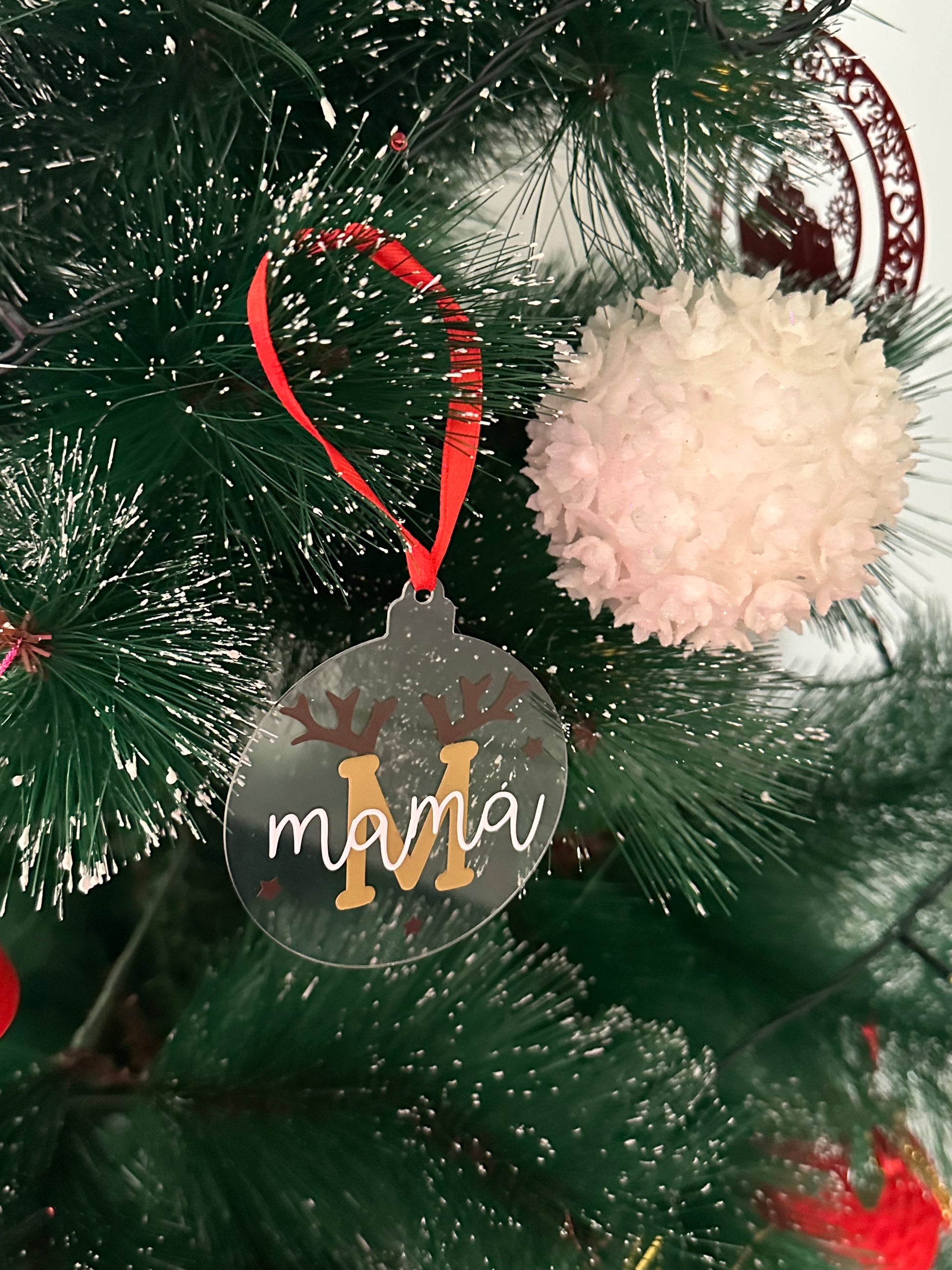 Adornos de metacrilato Navidad personalizados