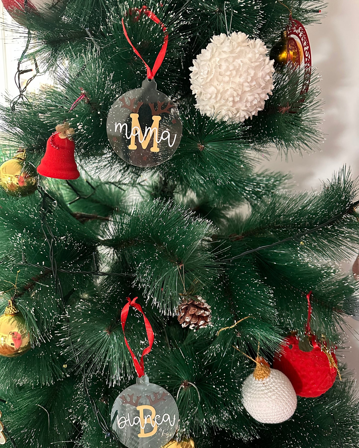 Adornos de metacrilato Navidad personalizados