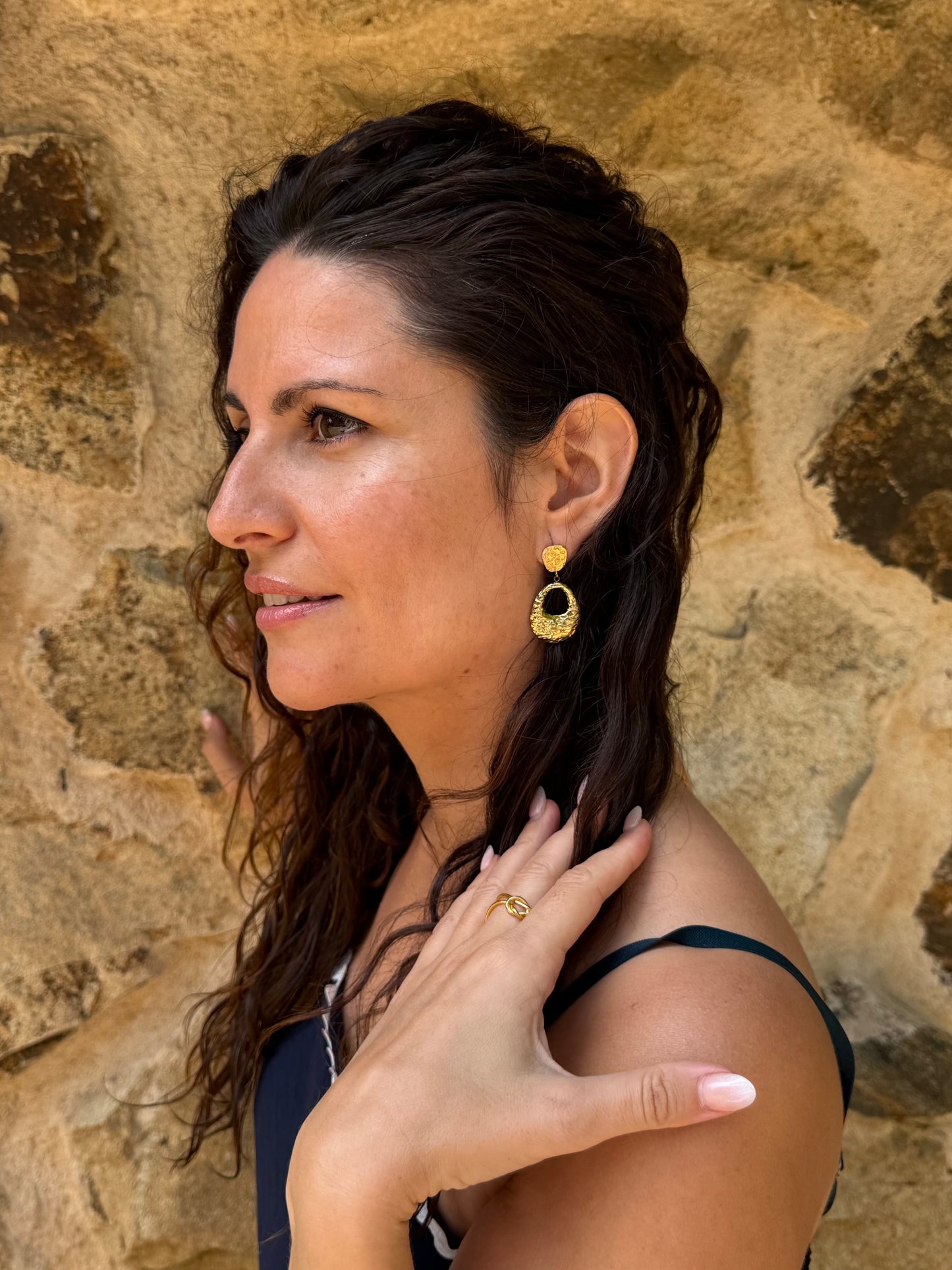 Pendientes DIANA oro