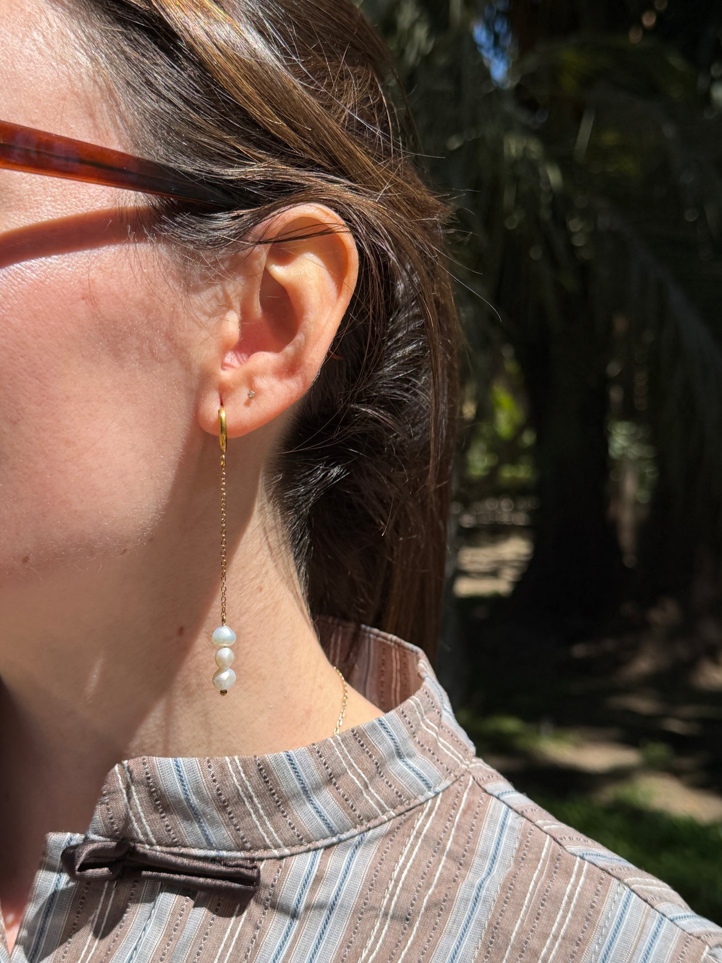 Pendientes perla MABEL