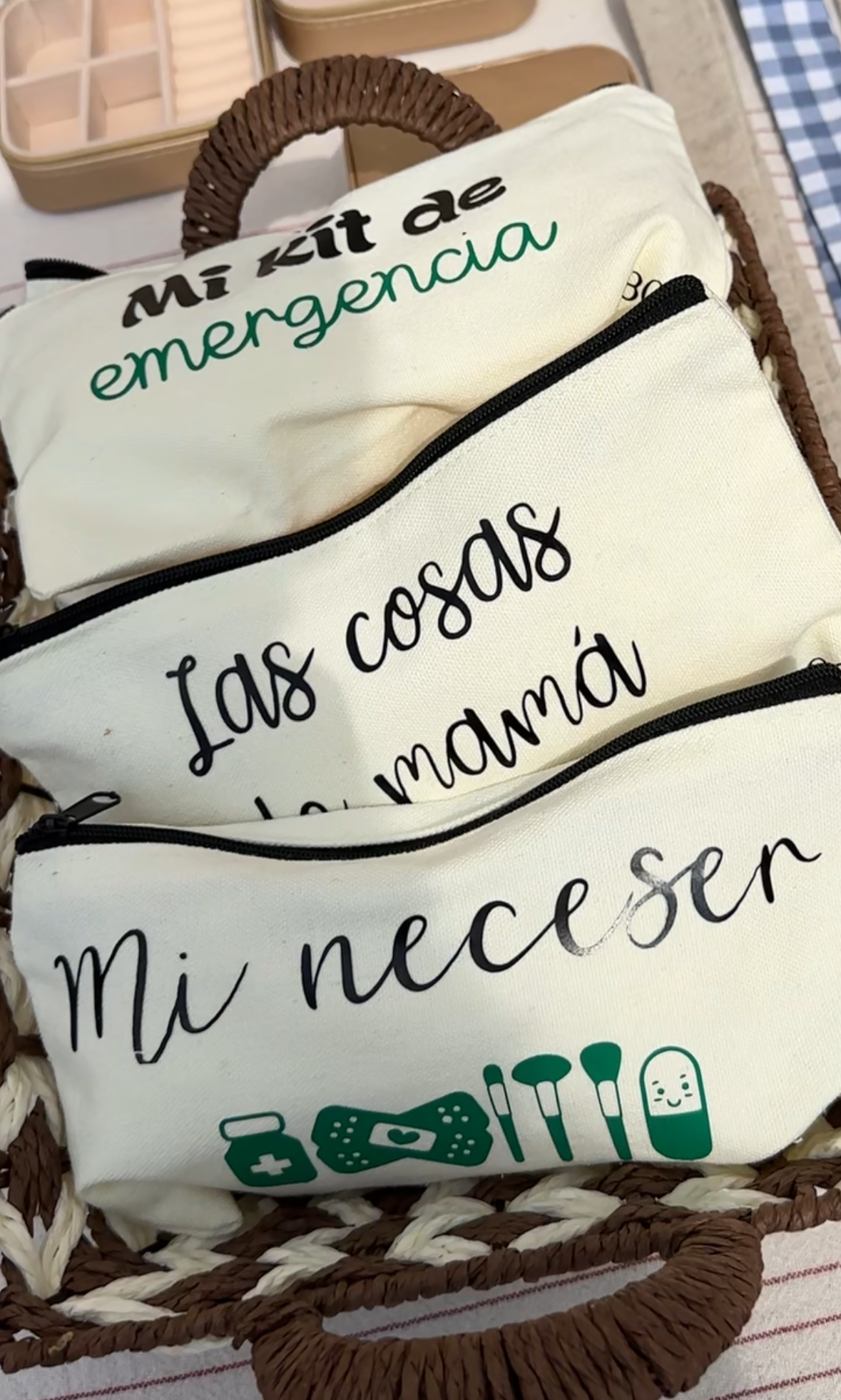 Neceser de algodón personalizado