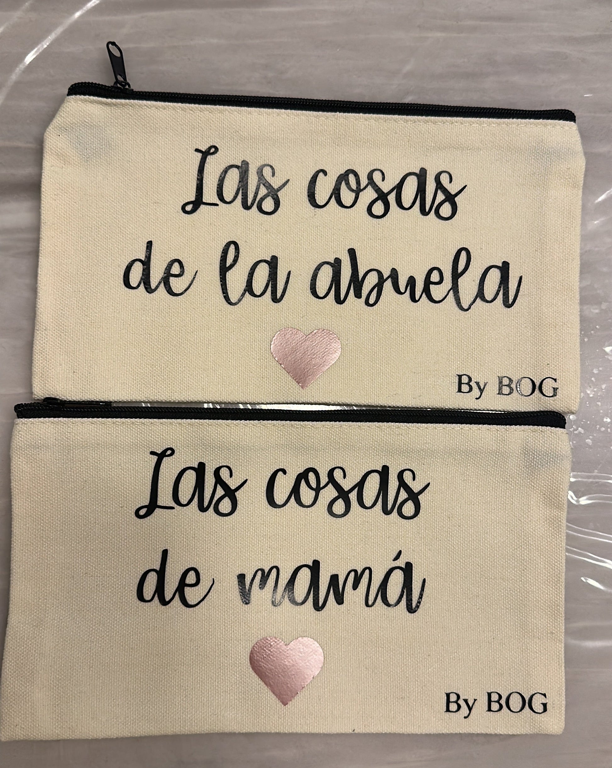 Neceser de algodón personalizado