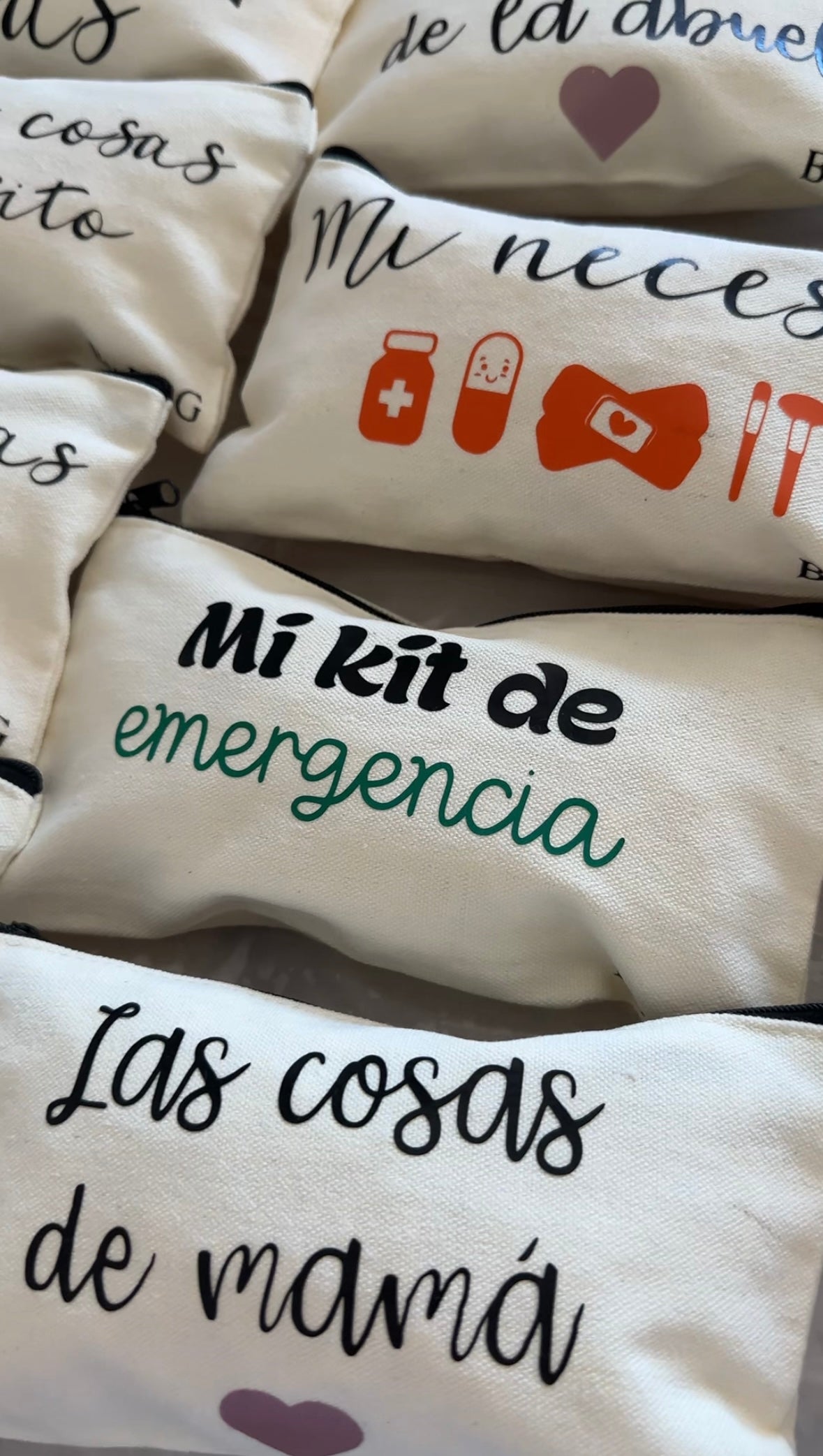 Neceser de algodón personalizado