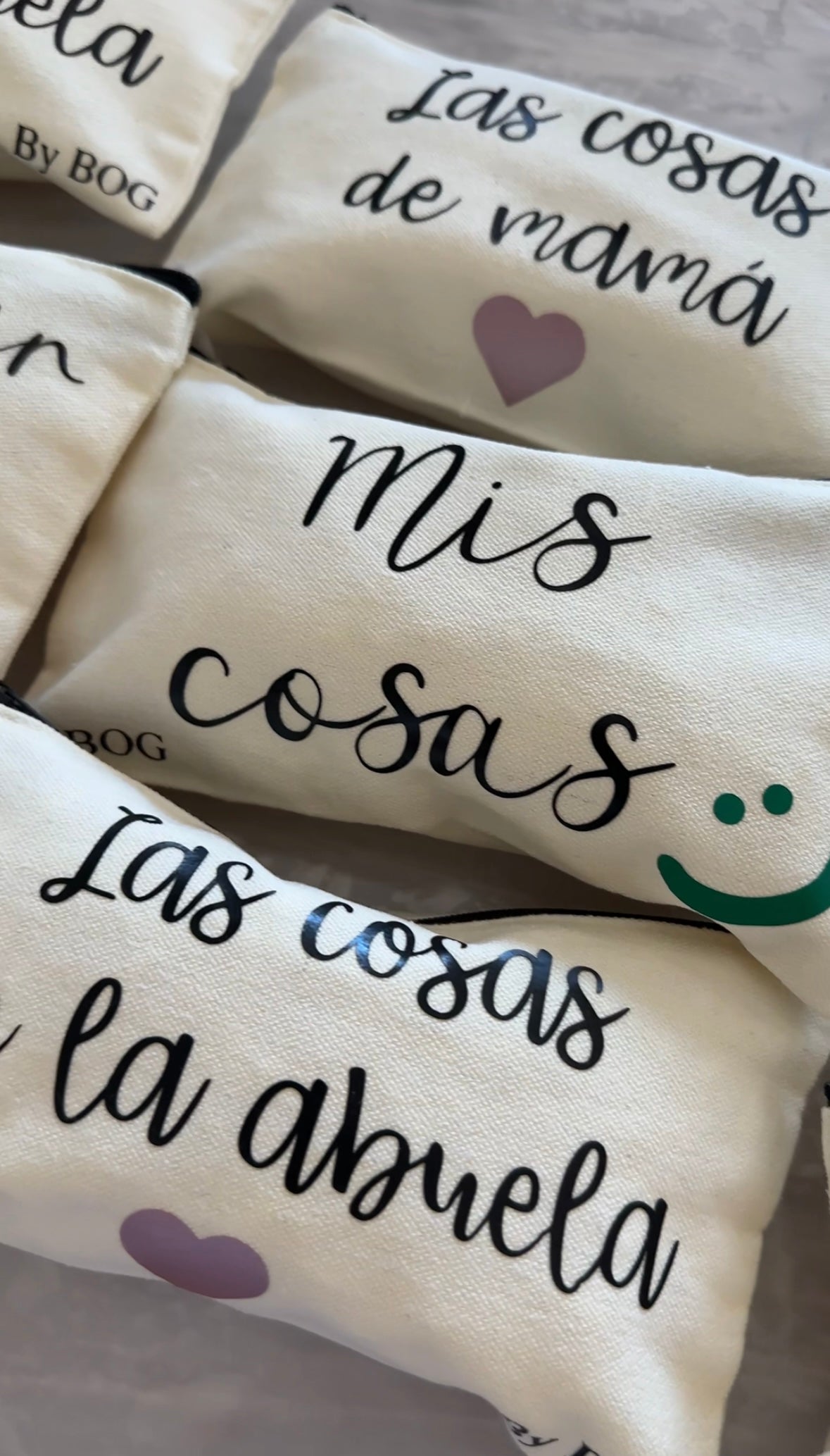 Neceser de algodón personalizado